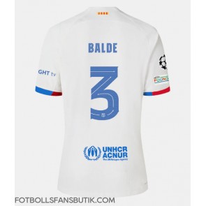 Barcelona Alejandro Balde #3 Replika Bortatröja 2023-24 Kortärmad